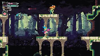 FLIP WITCH PIXEL HENTAI GAME EP 2 HUGE SEXTOY FOR BIG MONSTER GIRL