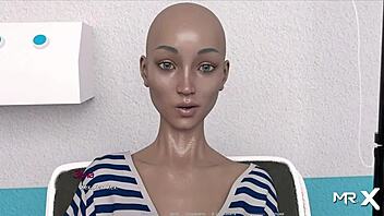 Blonde MILF Poses Nude in Erotic Acting Lesson