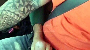 Fucked hot blonde in car, cum in mouth.
