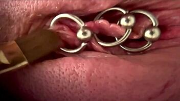 Extreme Close-Up of German Milf Rubbing Pierced Clit to Huge Orgasm