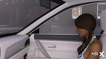 Caressing my cute babe on the sofa feels unreal