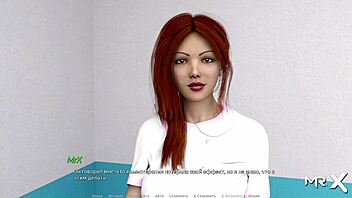 3D adult game with blonde nude posing scenes