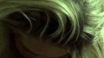 Hot Blonde Plays With Big Cock Blowjob Lover