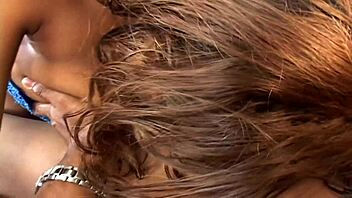 vida valentine rides in cowgirl, getting licked and kissed until she orgasms from creampie