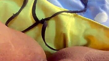 that gorgeous prostitute gets cum on her pussy outdoors