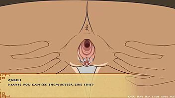 Steamy scenes with busty women in Four Elements Trainer Book 4: Love ch. 63