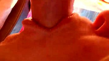 Yard work turns into cock sucking in the garden