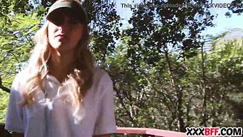 Lesbian camp counselors pull off a sneaky hardcore trick