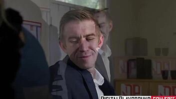 In the new girl episode, nicolette gives handjob and blowjob to danny