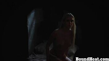 hey, watch these busty lesbian slaves serve their mistress hard!