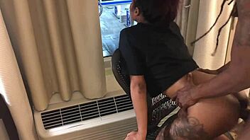 Indian Milf Slut Takes Big Black Cock In Ass On 4th Of July