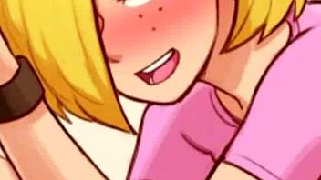 Chico femboy gay gets fucked by his boyfriend in a comic style