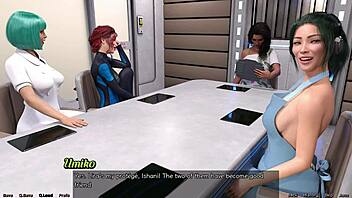 in stranded in space, she becomes the master's apprentice with sexy outfits