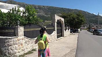 Hot Trip To The Sea In Montenegro With Beautiful Milf Anna