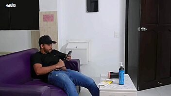 my best friend helped me cum after catching me.