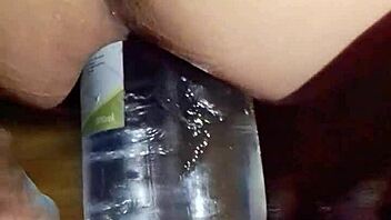 Myanmar gay guy experiments with raw homemade anal insertion in solo play.