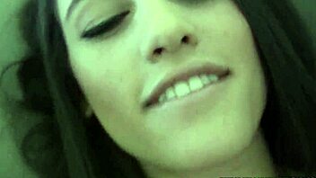 lovely chick strips off her clothes during an interview and teases with fingering