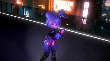 Bonnie Dances Intensely in FNF Bonfie Kpop-Queencard Furry Hentai