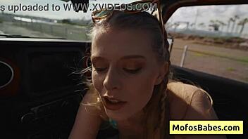 Narrative Blonde slutty Sahara Skye craves Charles Dera's hard cock in car
