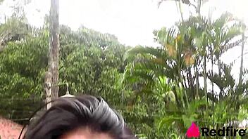 Alessandra Marques grabs a hung stud by the pool to bang raw and hard!