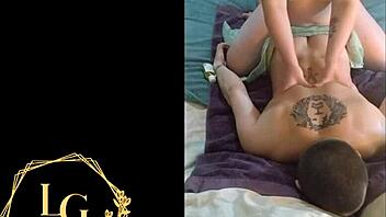 Busty French step-mom swallows my load after sucking