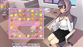 Tsundere Milf Teases with Massive Tits! Out of Cleavage!