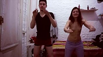 dancing chick gets extra gift 😏