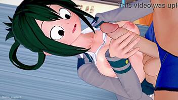 Froppy In School Uniform Gets Intense Handjob In Infirmary Parody