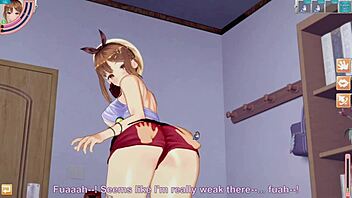 Reisalin from Atelier Ryza gets anal fucked in this hentai scene