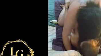 Busty French step-mom swallows my load after sucking