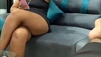 Mother's friend shows thongs to provoke, then doggystyle with big cock