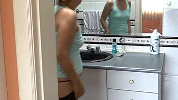 I love how my Latina wife gets ready to fuck, she adores his cock.