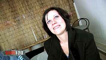 Cute French Girl's First Porn Casting With Spanish Actor In Hardcore Fucking.