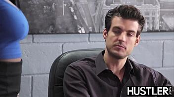 Ebony Beauty's Pussy Teased By Hung Employee