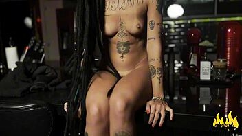 Caroleta Roots Strips Hot for You in Anime Style