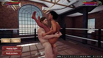 3D porn game with Ethan and Meigui II: Gayanal and Facesitting scenes