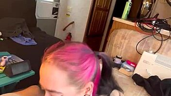 omg, beautiful gal takes on huge hard cock... so hot