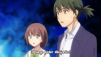 Nobunaga-sensei no osanazuma 11 featuring big tits in anime style