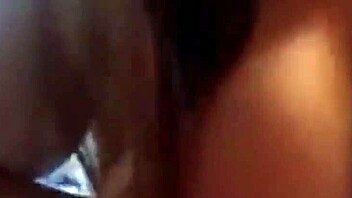 Real wife uses huge tits to make dick cum all over her