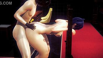 Genshin Impact Hentai - Xianglin's Uncensored Handjob and Anal in Japanese Anime Game Porn