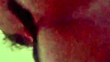 i filmed the neighbor riding but she caught me, moaning loudly with huge tits