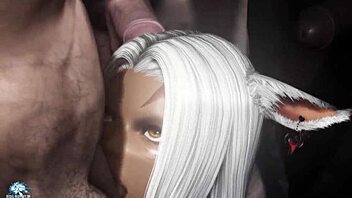 FFXIV Nude Mods: Catgirl Fucked in Limsa Lominsa