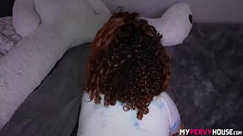 new stepbro pervert uses kira perez for deepthroat and doggystyle pounding