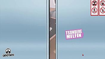 Tsundere Milf Teases with Massive Tits! Out of Cleavage!