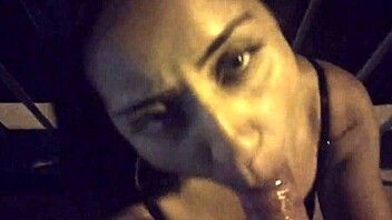 Sandy Cortez Sucks In Public