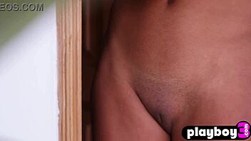 Curly Ebony Teen 18+ with Big Ass Looks Stunning Naked