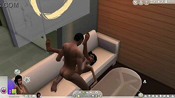sims 4 shemale futa sex compilation with intense anal and feet action