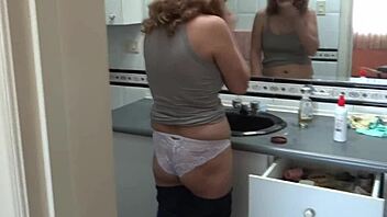 I love how my Latina wife gets ready to fuck, she adores his cock.