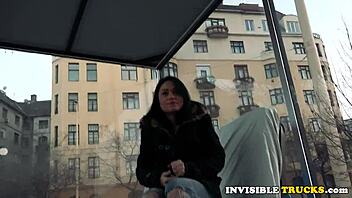 Public cunnilingus lover enjoys giving blow jobs in public places