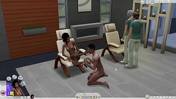 sims 4 shemale futa sex compilation with intense anal and feet action